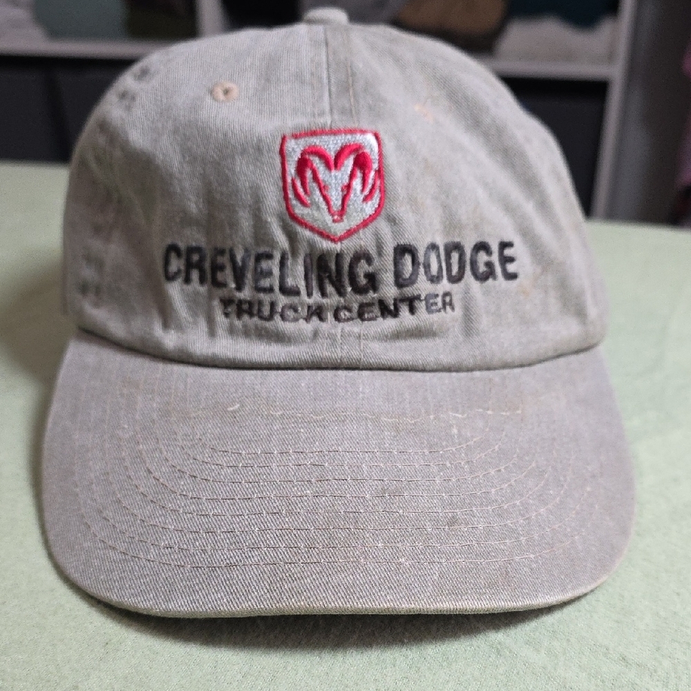 Vintage Creveling Dodge Truck Center Baseball Cap